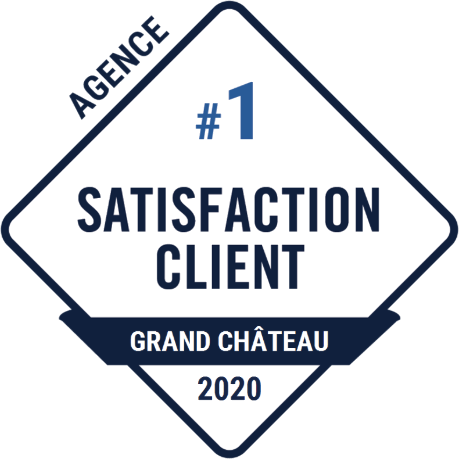 Macaron Agence #1 Satisfaction client — Grand Château — 2020