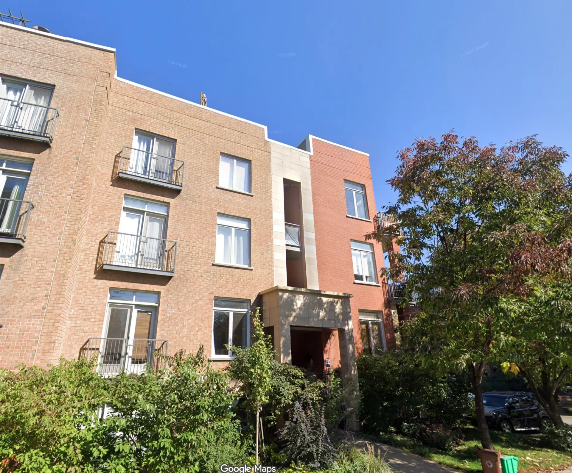 Immeuble en brique sur le Plateau-Mont-Royal, à Montréal
